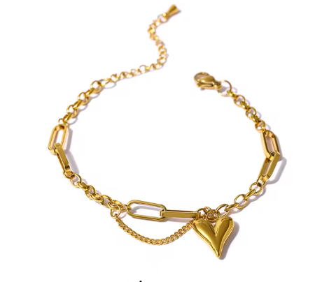 Industrial Knot Link Statement Bracelet