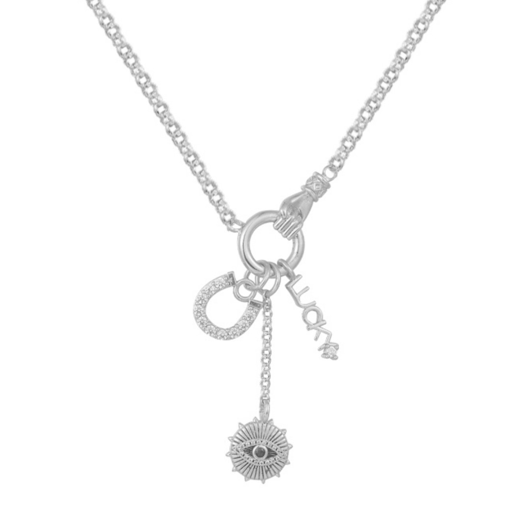 Evry Jewels Hub Anastazia's Luck Charm Necklace