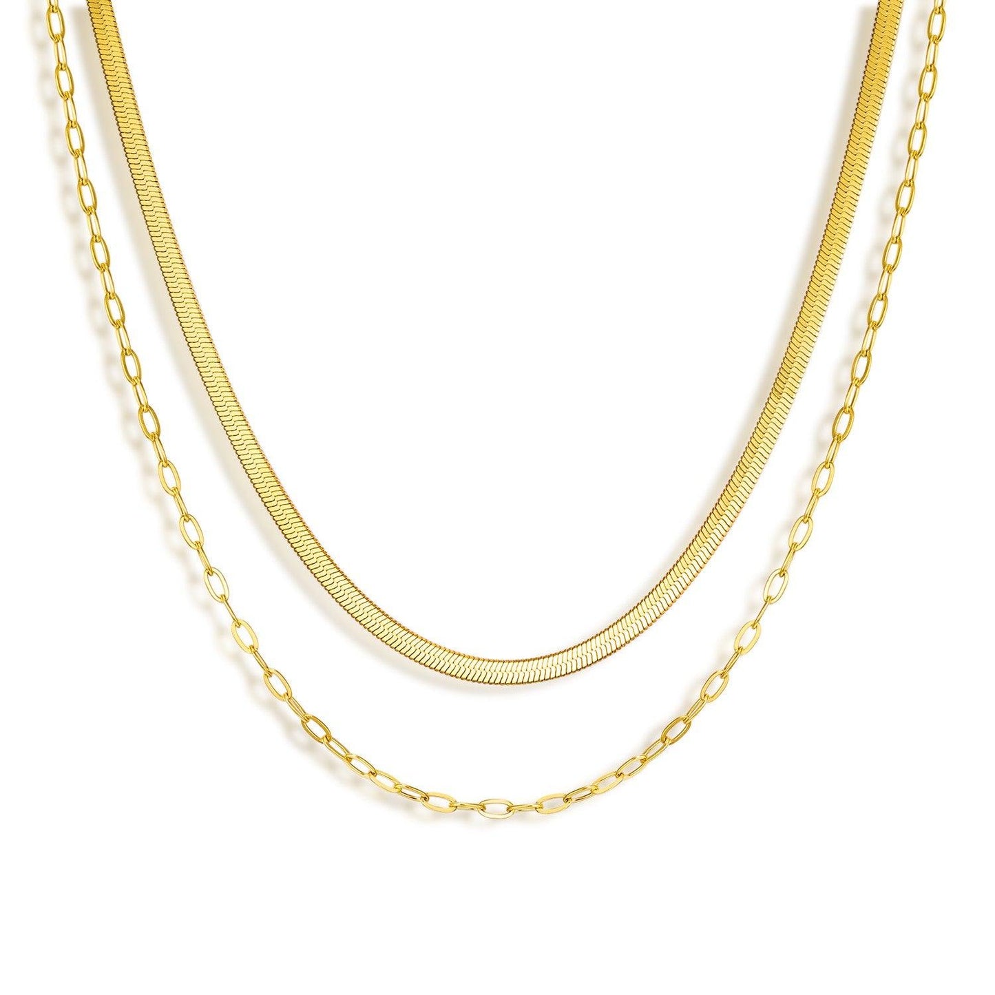 Evry Jewels Hub Double Trouble Necklace