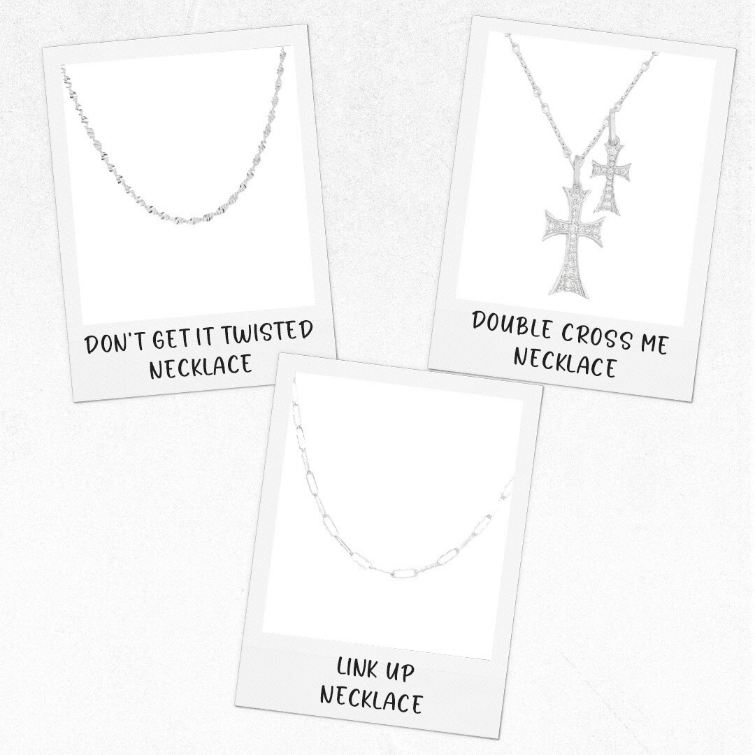 Evry Jewels Hub Evry Day Bundle : 3 Piece Necklace Bundle