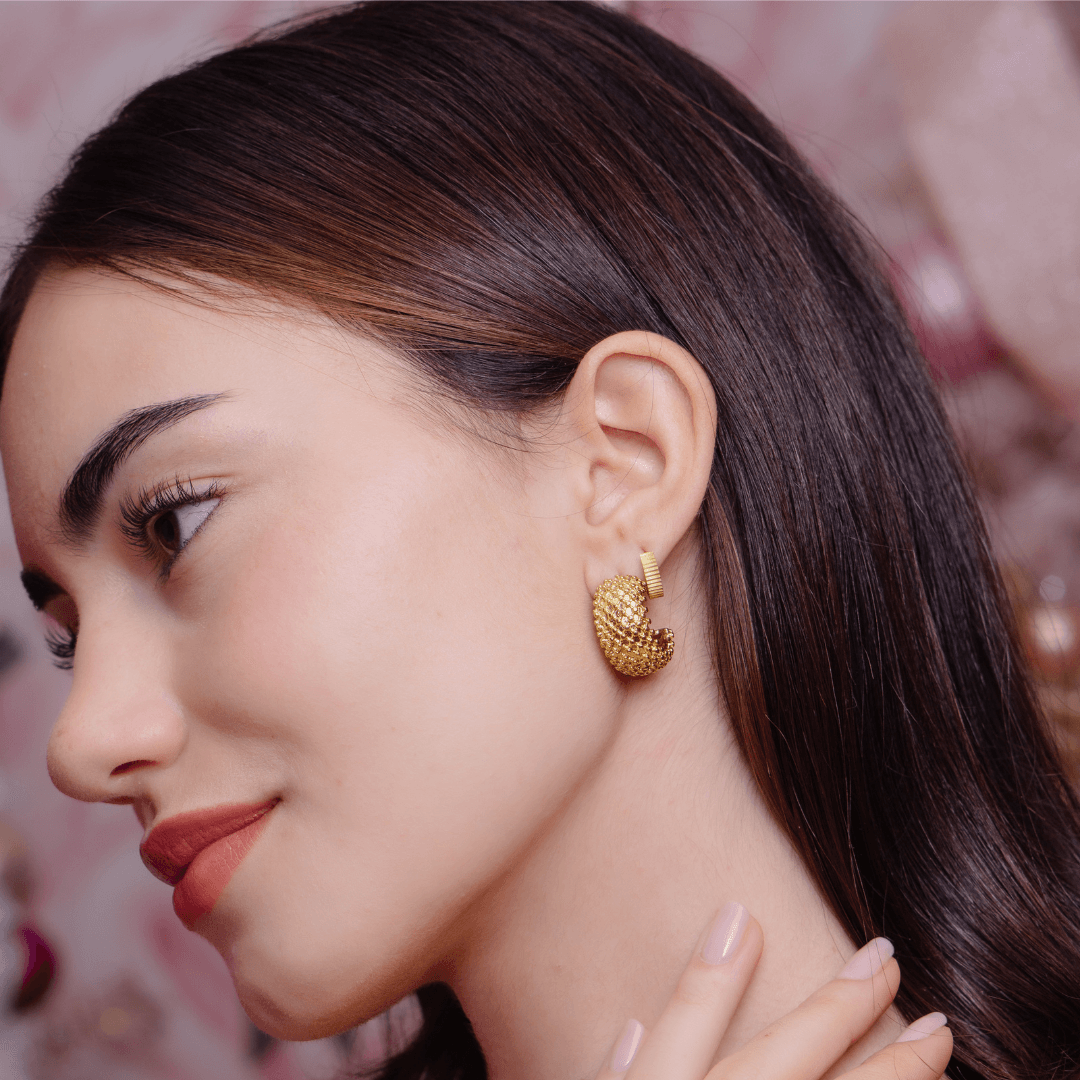 Evry Jewels Hub Gold Digger Earrings