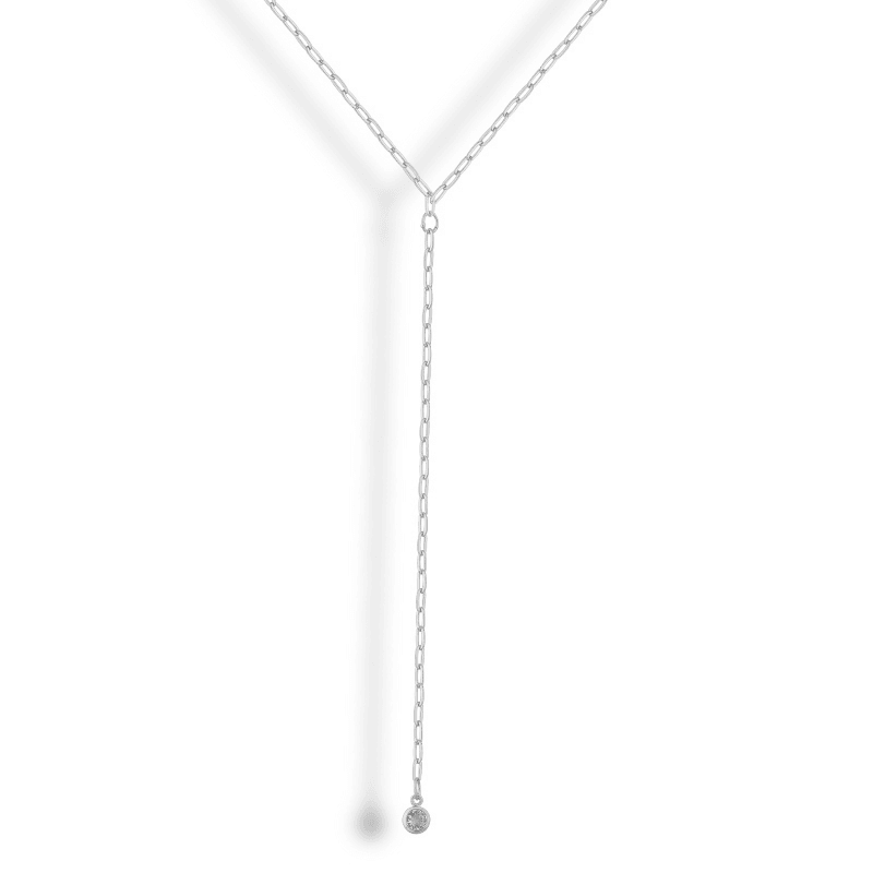 Evry Jewels Hub Let's Link Lariat Necklace