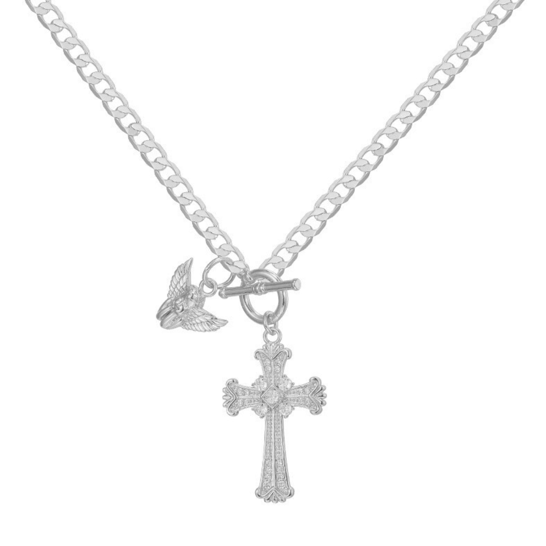 Evry Jewels Hub She's An Angel Necklace