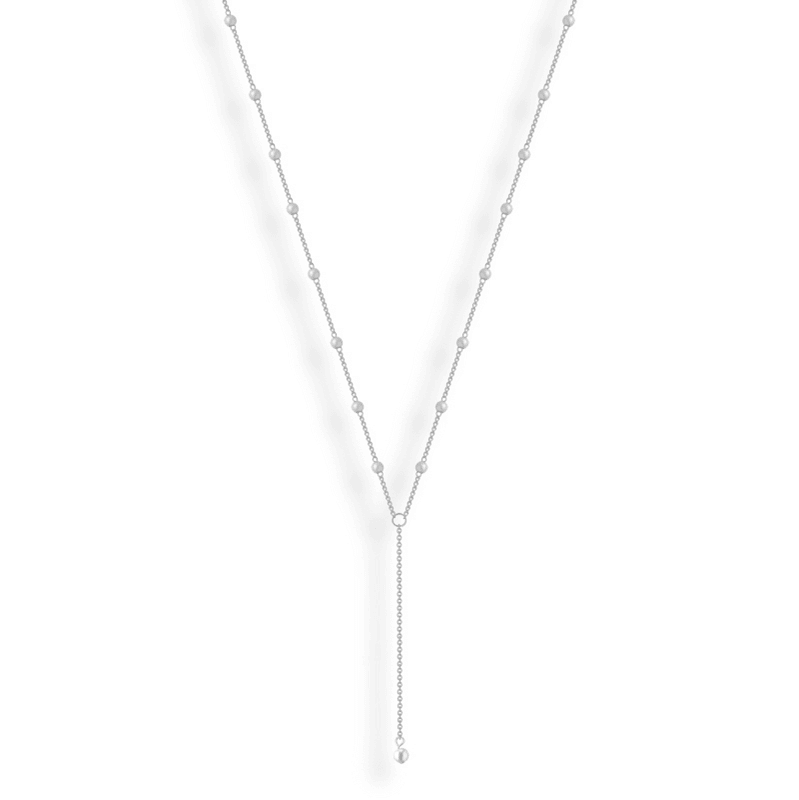Evry Jewels Hub Sweet Pearl Lariat Necklace