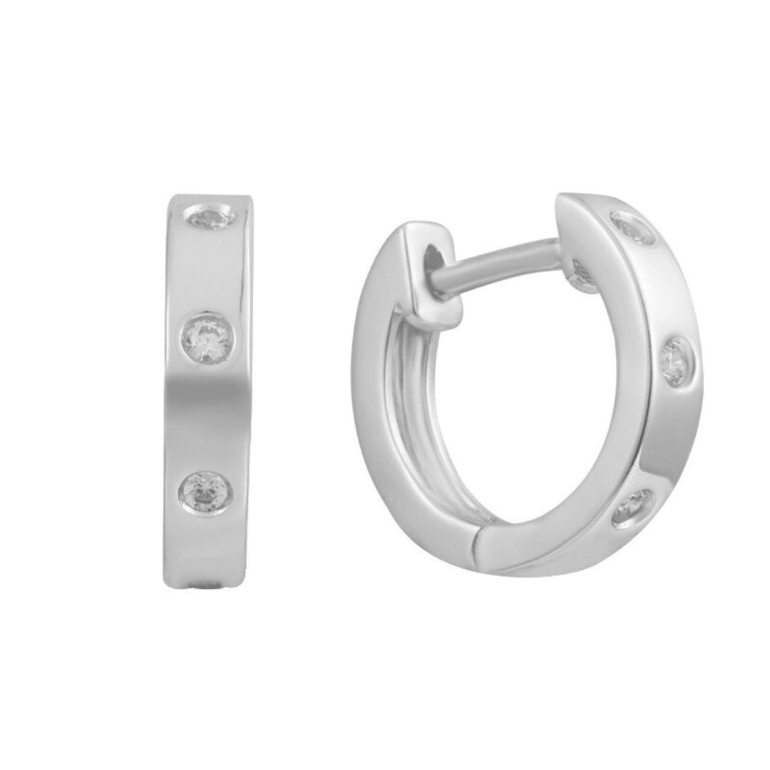 Evry Jewels Hub Trinity Earrings