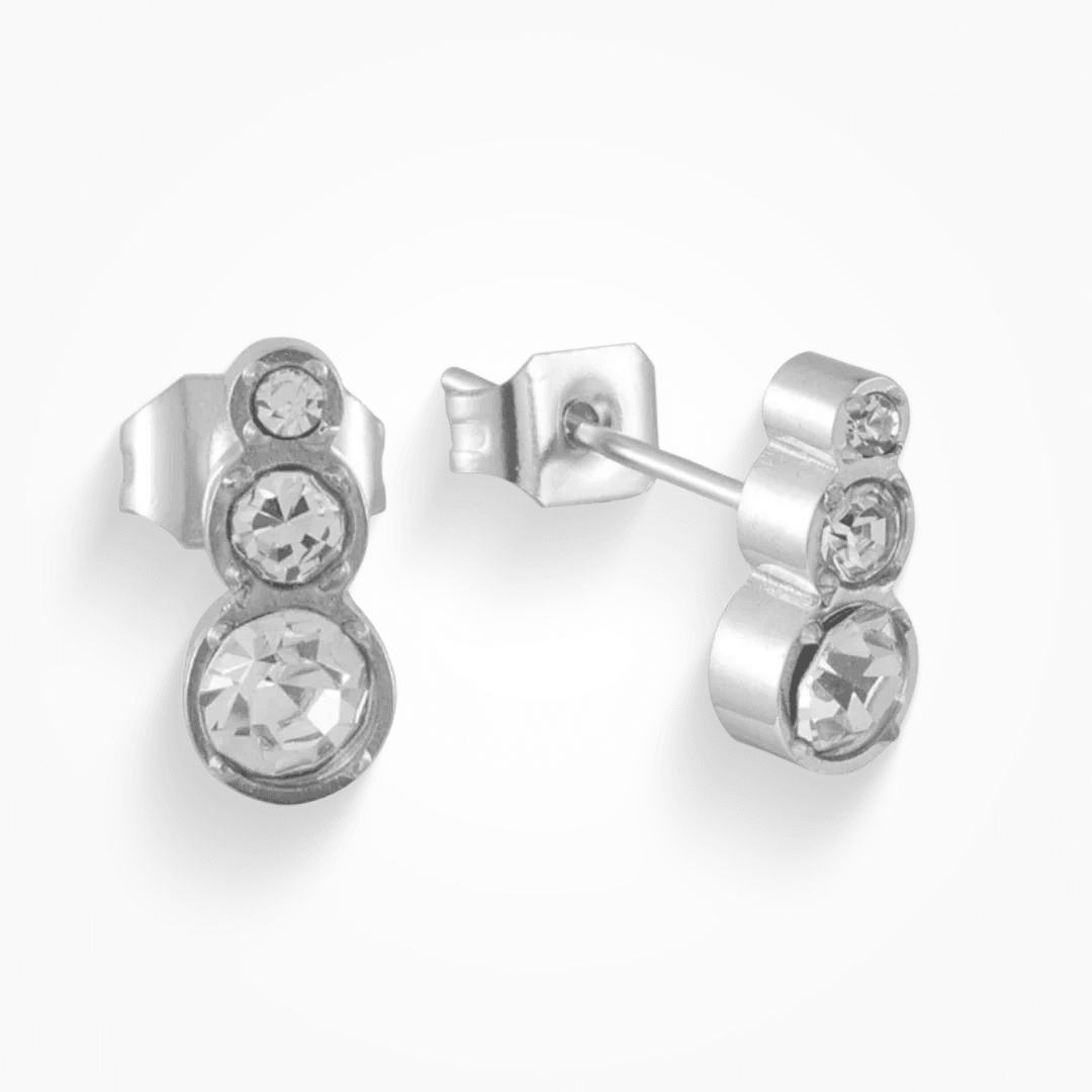 Evry Jewels Hub Trifecta Earrings