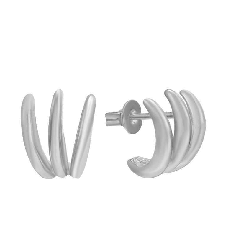 Evry Jewels Hub Triple Threat Earrings