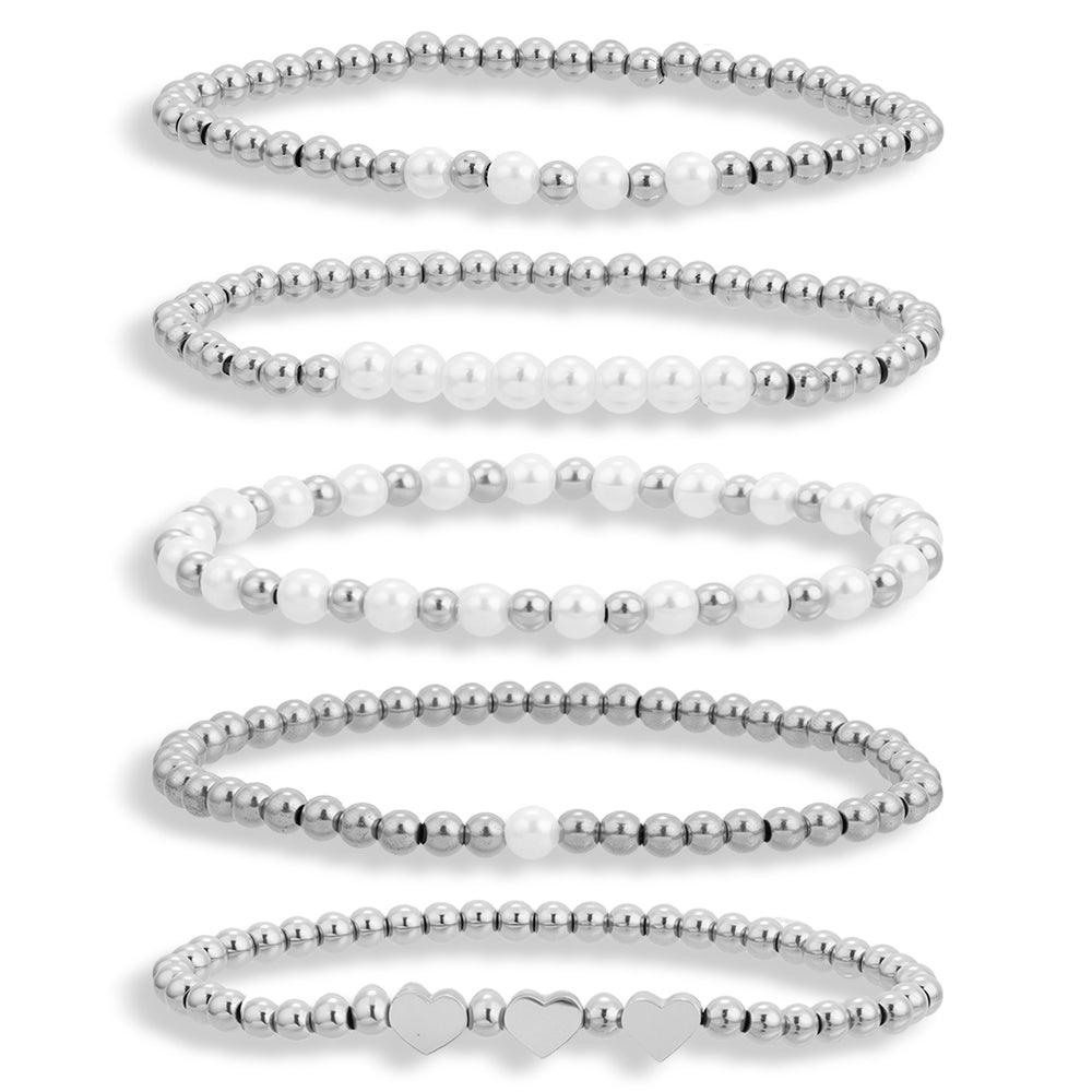 Evry Jewels Hub Tropic Bundle : 5 Piece Bracelet Bundle