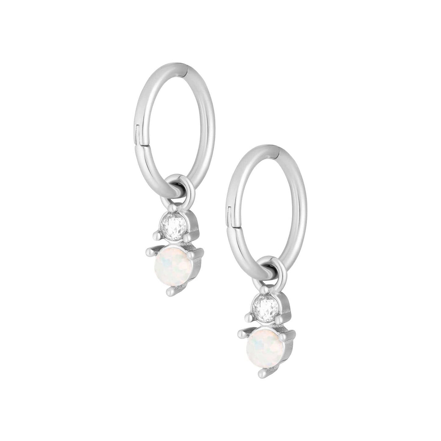 Anthem Opal Hoop Earrings