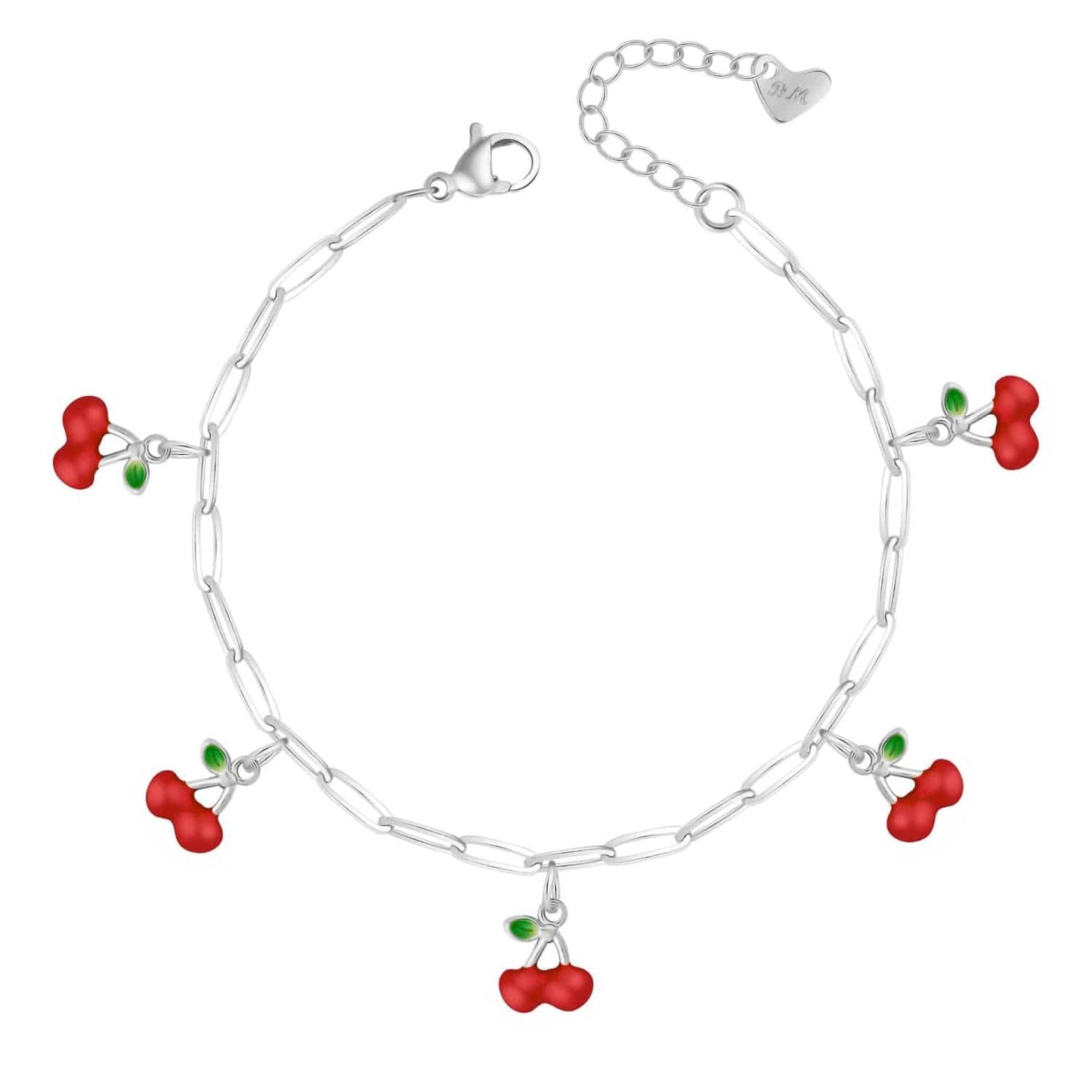 Crimson Cherry Bracelet