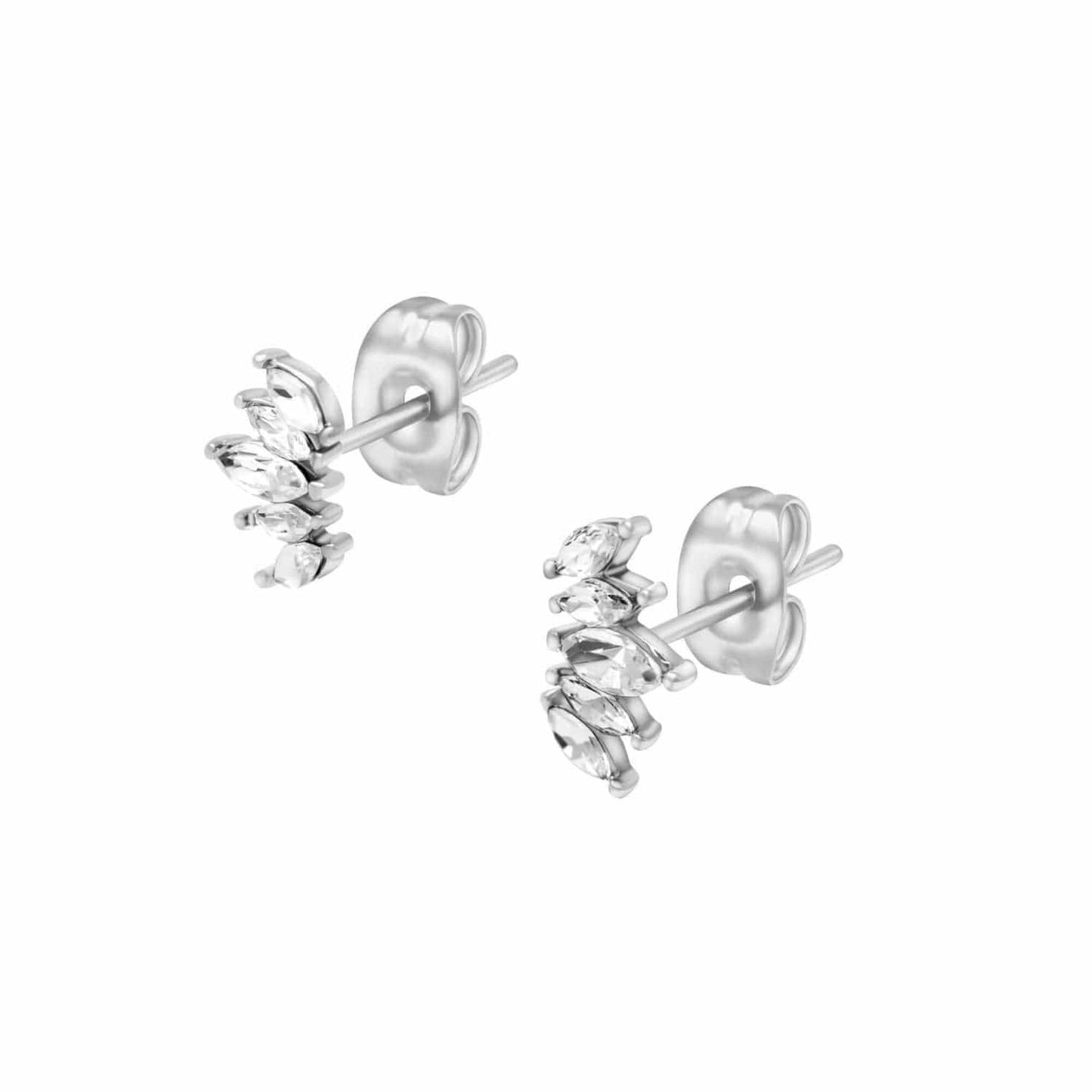 Fan Stud Earrings