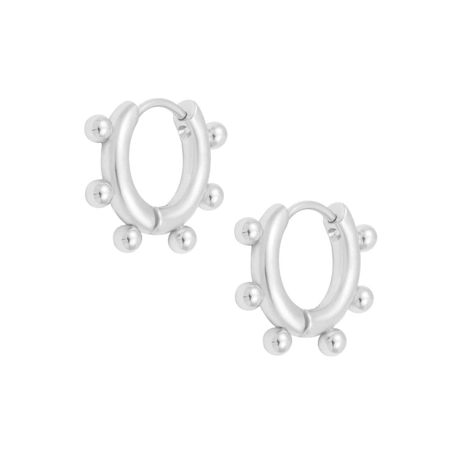 Hallie Huggie Hoop Earrings