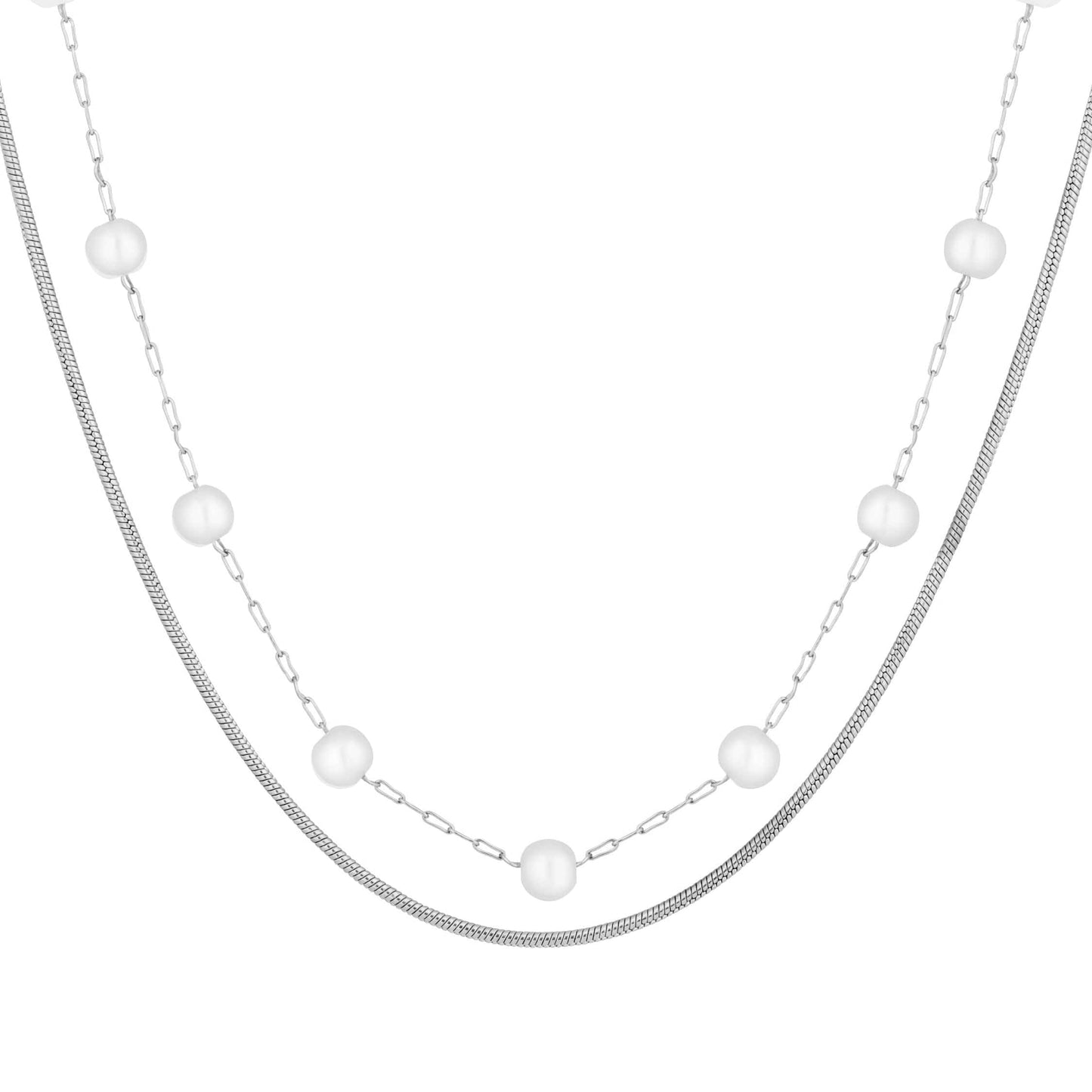 Lydia Pearl Layered Necklace