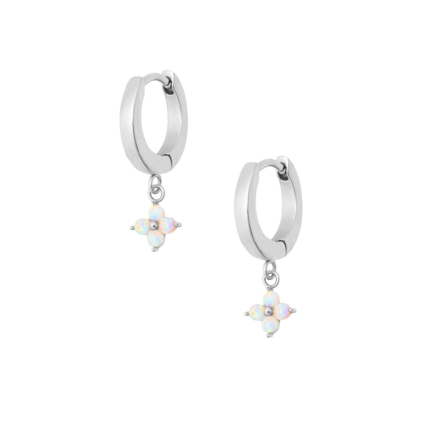 Milos Opal Hoop Earrings