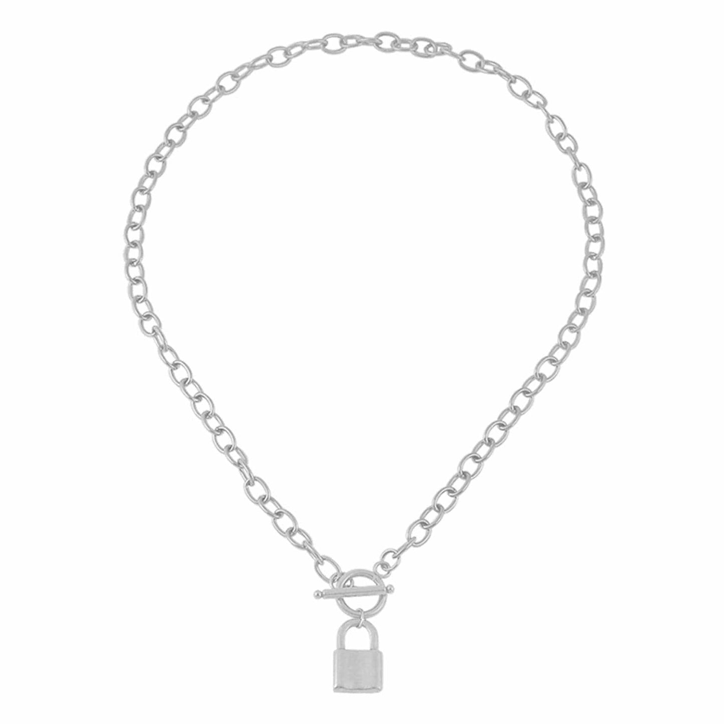 Suki Lock Tbar Necklace