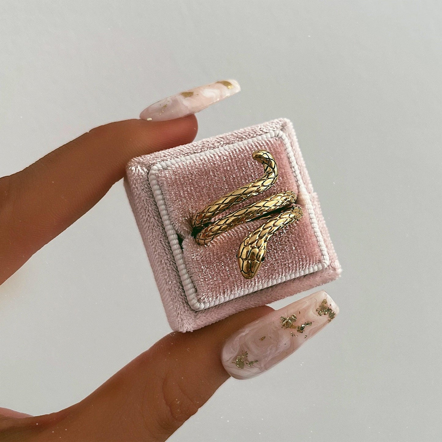 Bohomoon Velvet Single Ring Box