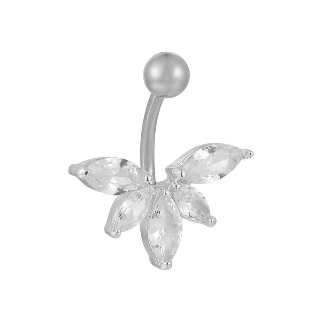 Evry Jewels Hub Lotus Belly Ring