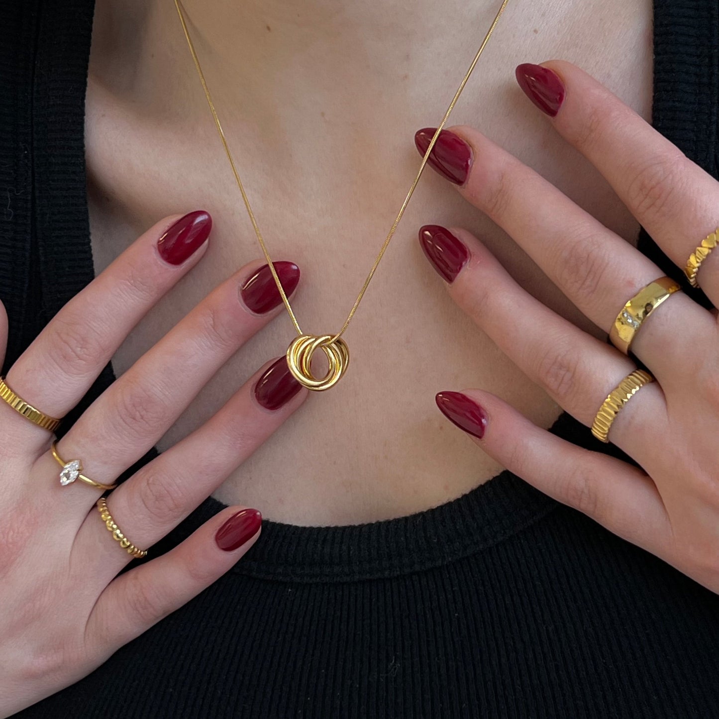Evry Jewels Hub Trifecta Ring