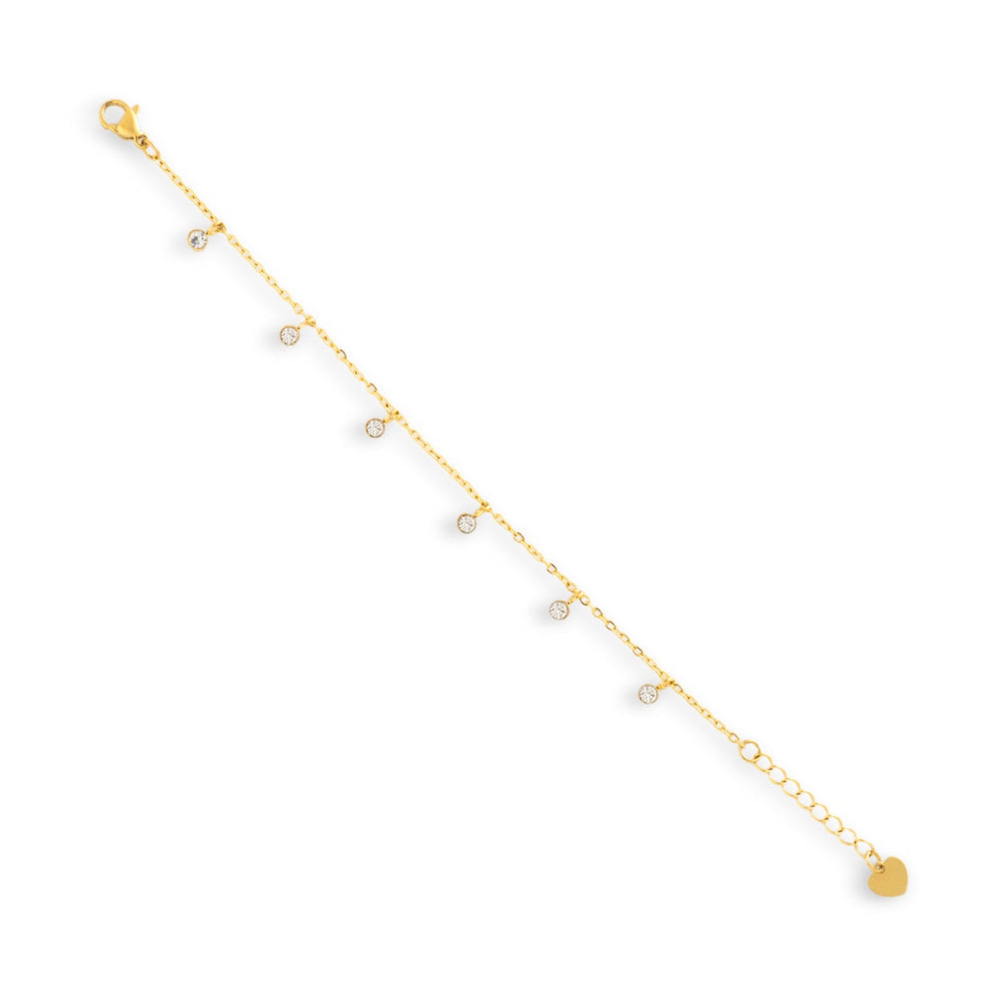 Dainty Crystal Drop Bracelet