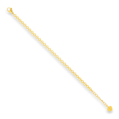 Rounded Link Chain Bracelet