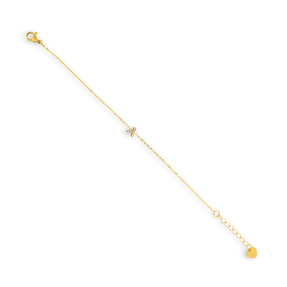 Initial A Crystal Bracelet