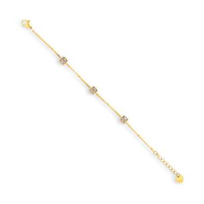 Princess Crystal Station Bracelet