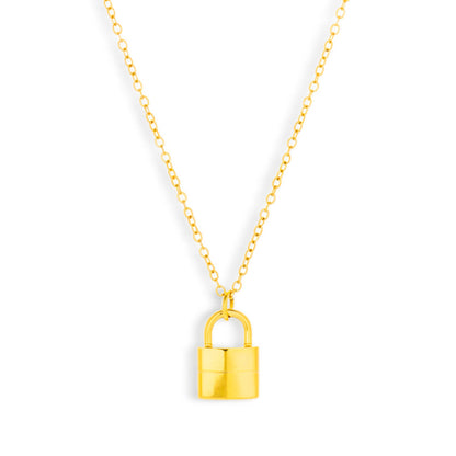 Lock Pendant Necklace