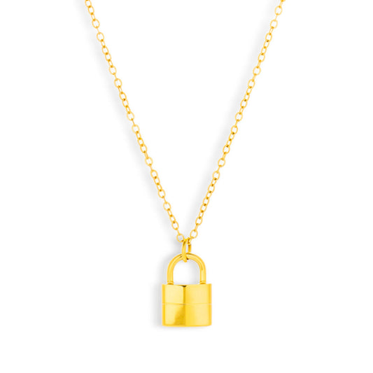Lock Pendant Necklace