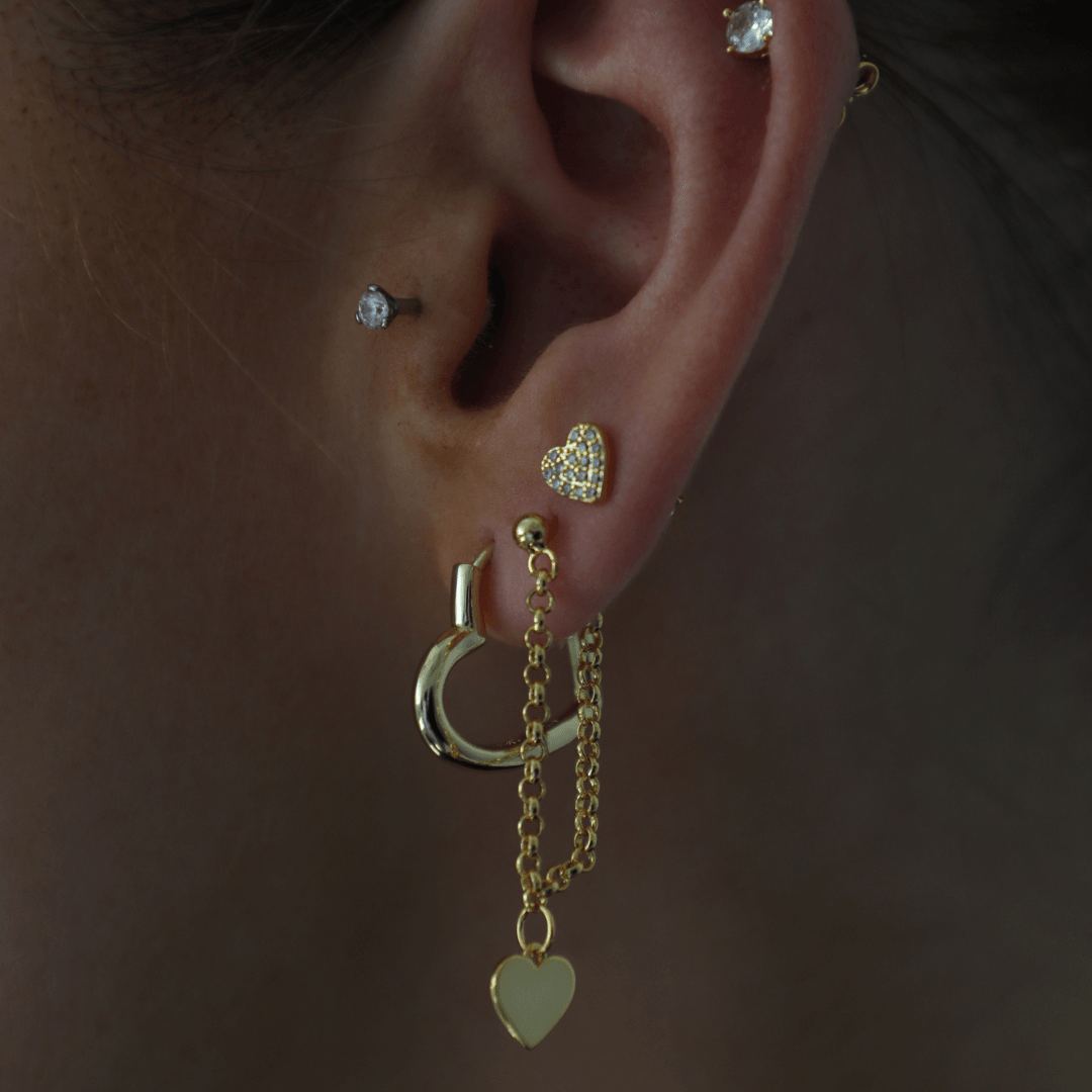 Evry Jewels Hub Amor Earrings