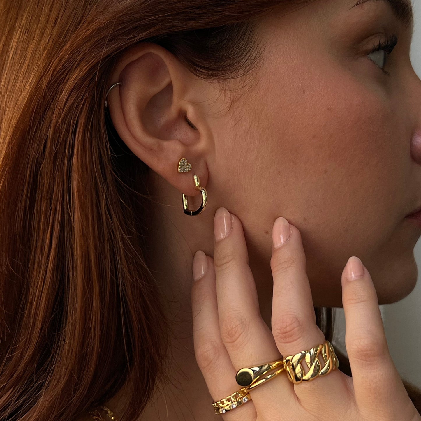 Evry Jewels Hub Amor Earrings