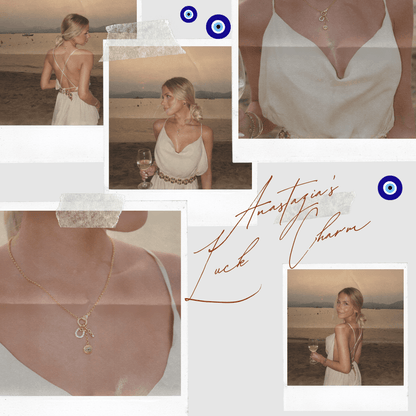 Evry Jewels Hub Anastazia's Luck Charm Necklace