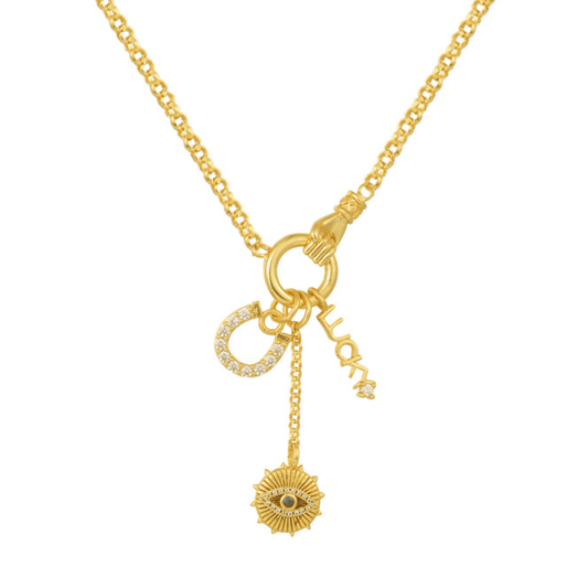 Evry Jewels Hub Anastazia's Luck Charm Necklace