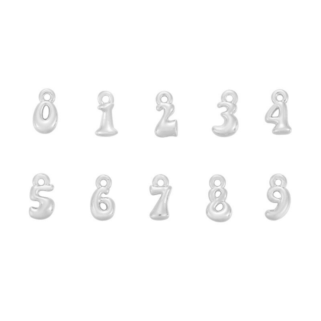 Evry Jewels Hub Custom/Personalized Bubble Letter Pearl Necklace