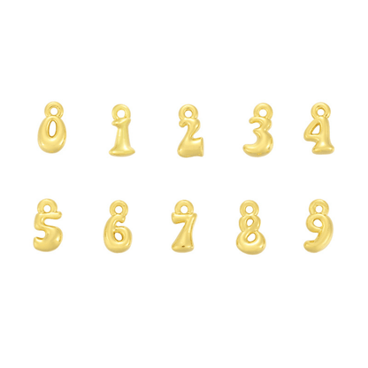 Evry Jewels Hub Custom/Personalized Bubble Letter Pearl Necklace