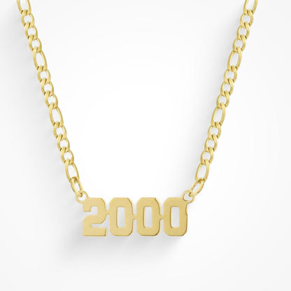 Evry Jewels Hub Custom/Personalized Number Nameplate Necklace