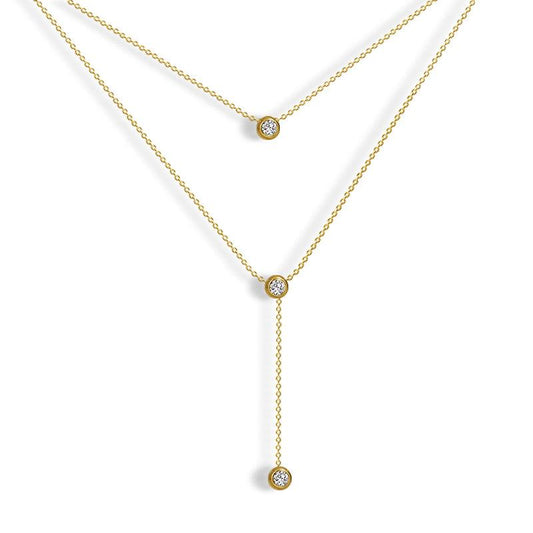 Evry Jewels Hub Dahlia Necklace