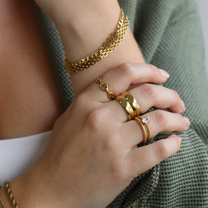 Evry Jewels Hub Duet Ring