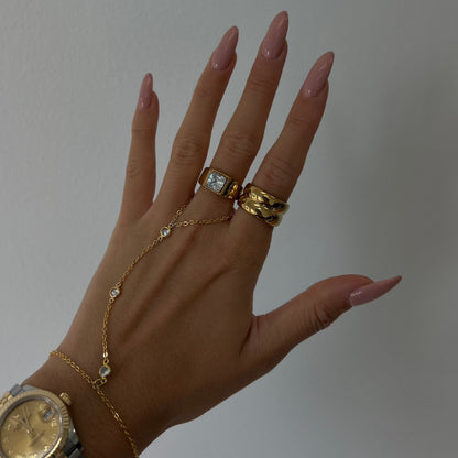 Evry Jewels Hub Duet Ring