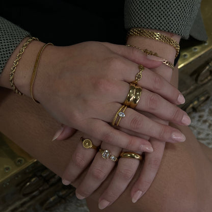 Evry Jewels Hub Duet Ring