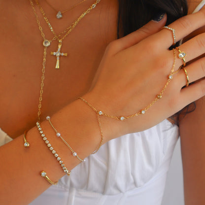 High-Shine Tennis Bracelet