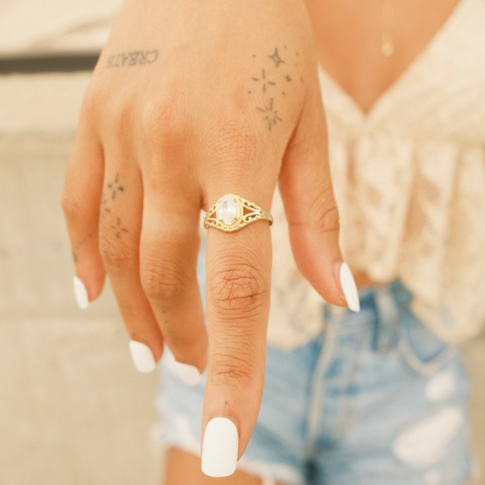Gilded Grace Ring