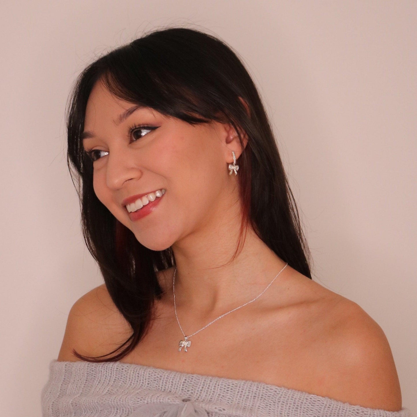 Evry Jewels Hub Put a Bow on It Necklace