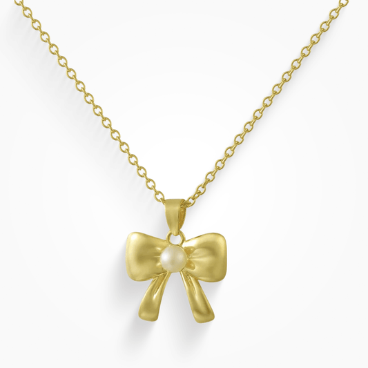 Evry Jewels Hub Put a Bow on It Necklace