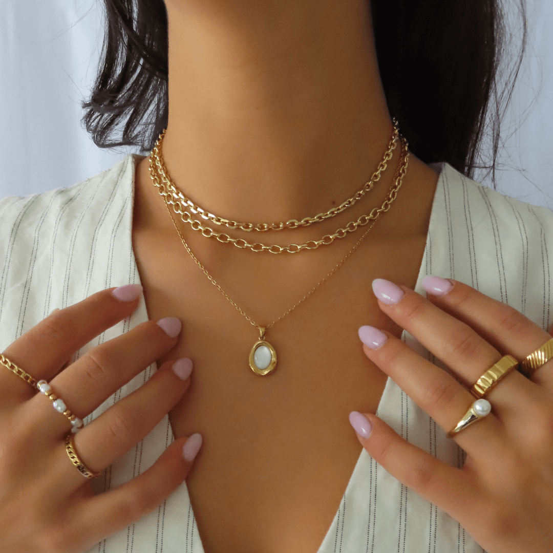 Evry Jewels Hub Saltwater Necklace