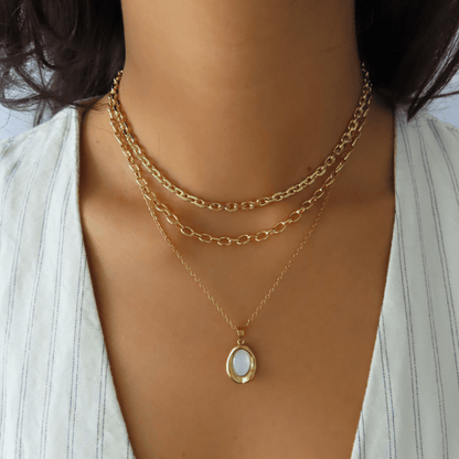 Evry Jewels Hub Saltwater Necklace