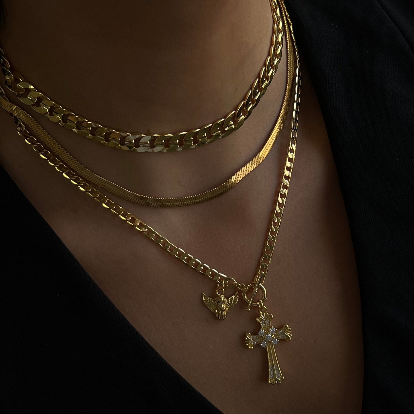 Evry Jewels Hub She's An Angel Necklace
