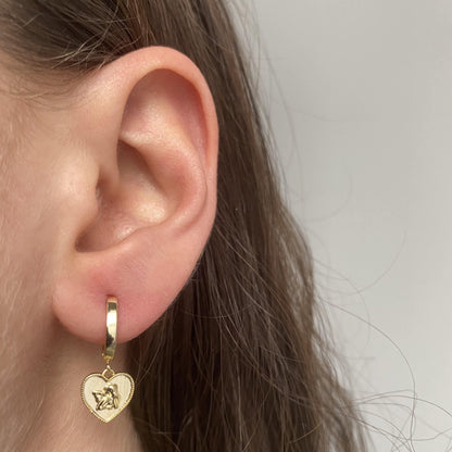 Evry Jewels Hub Struck by Angels Earrings