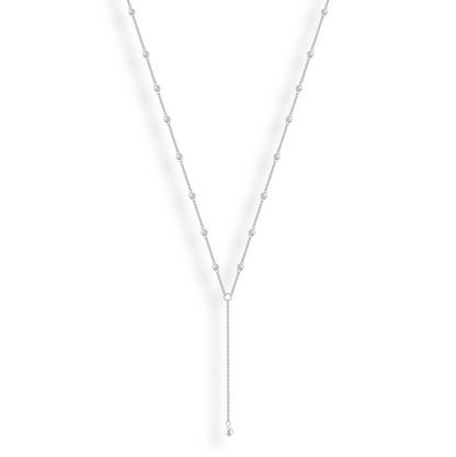 Sweet Pearl Lariat Necklace