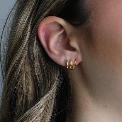 Evry Jewels Hub Triple Threat Earrings