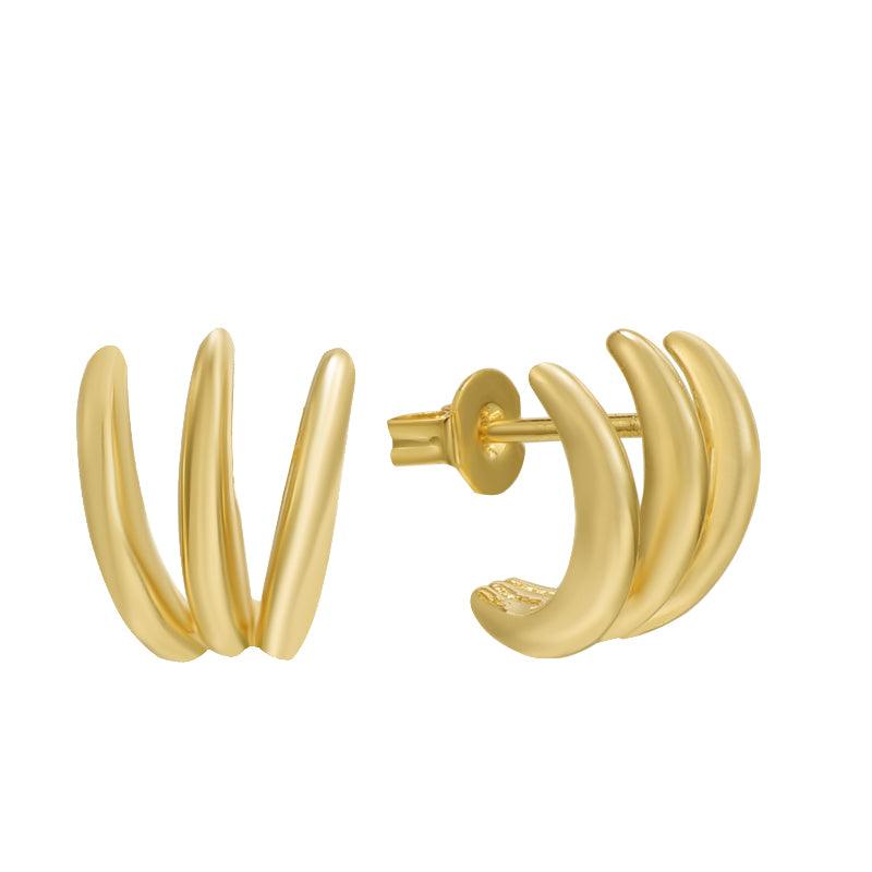 Evry Jewels Hub Triple Threat Earrings